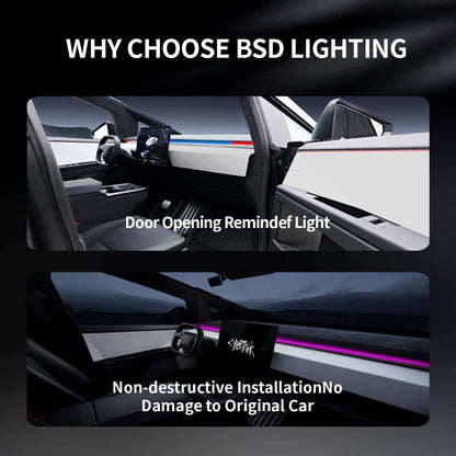 Cybertruck Smart BSD Blind Spot LED Ambient Lighting Kit | TESERY Tesery Official Store