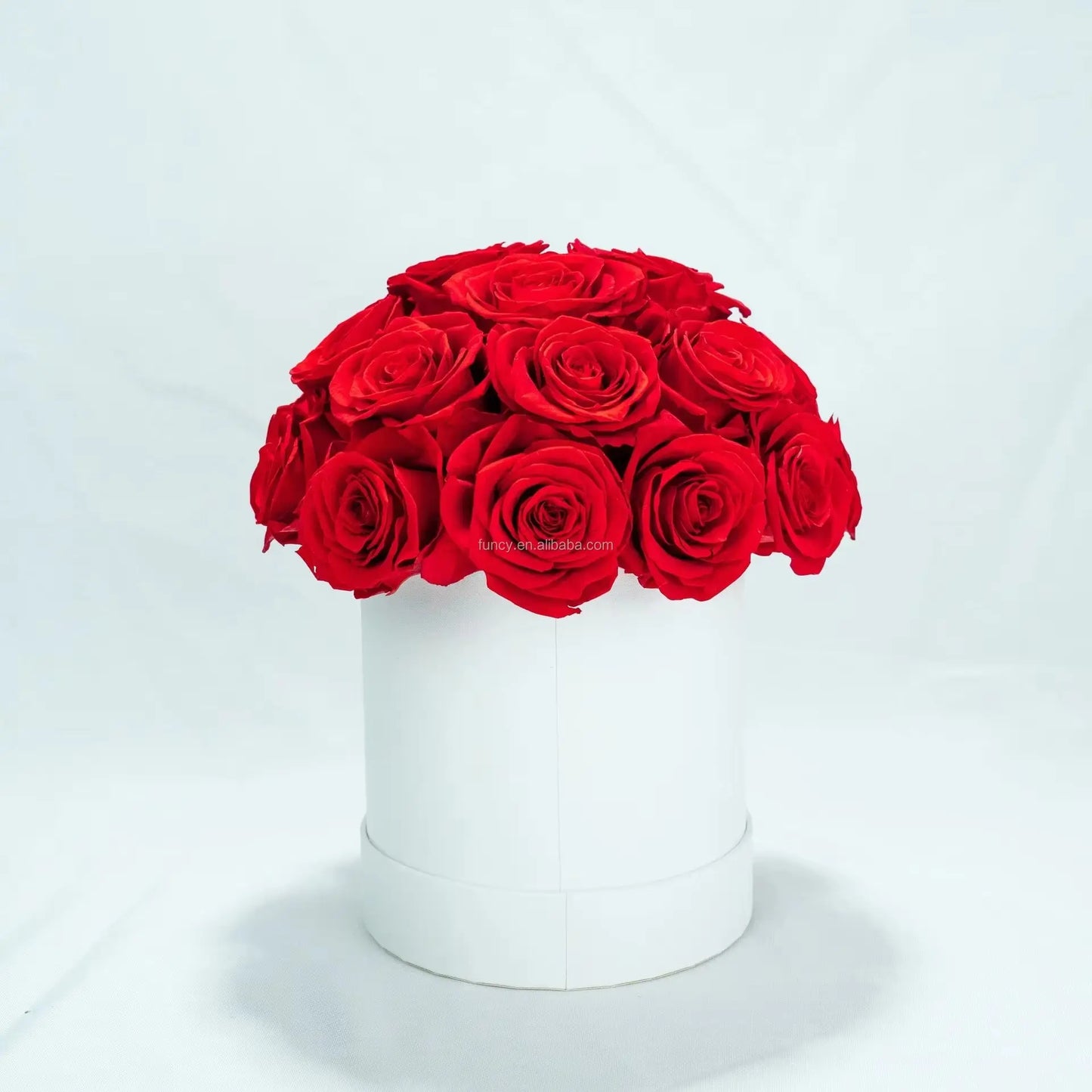 Elegant Custom Logo Preserved Roses Gift Box - Perfect for Mother's Day and Special Occasions