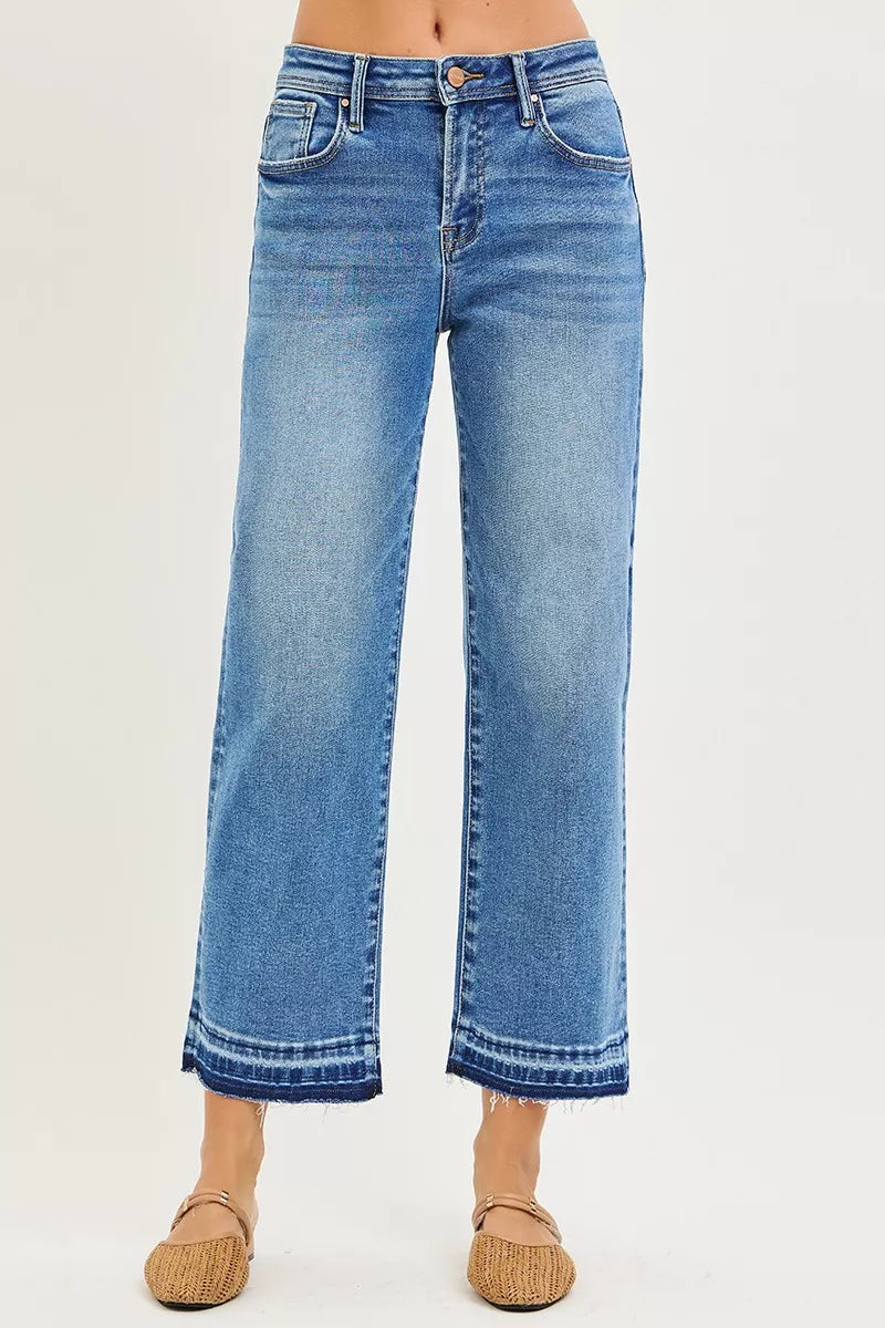 RISEN Full Size Slouchy Cropped  Boyfriend Jeans Plus Size New Era Fashion LLc