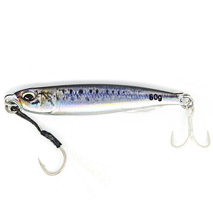 B&U Metal Cast Jig - 3D Printed Spoon Casting Jigging for Saltwater Fishing - 30G/40G/60G Artificial Bait Tackle with Enhanced Durability and Realistic Design NovaCart
