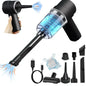 6000PA Powerful Car Vacuum Cleaner, Handheld Vacuum Cordless, 120W Mini Hand Held Vacuum, Rechargeable 3 in 1 Rechargeable Hand Held Vacuum with Strong Suction for Home, Pet Hair,Car