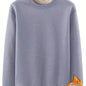 New Men's Casual Fashionable Solid Color Crew Neck Sweatshirts For Autumn And Winter NovaCart