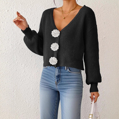 Women’s Knitted Crochet Cardigan FitiqueFit
