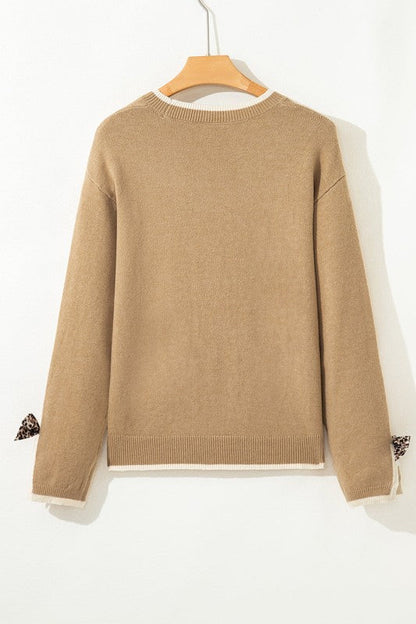 Ava Cuff Contrast Trim Sweater Shop Style & More | Fresh Looks, Everyday Deals & Free Shipping