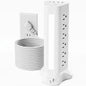 22-in-1 Power Strip Tower with 4 USB Ports & 9 AC Outlets, 10ft Extension Cable, 3-Color Night Light