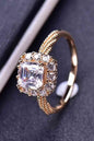 ElegantGem 1 Carat Moissanite Twisted Ring – Minimalist 18K Rose Gold Design See size chart under “more details” The Fashion Celestial