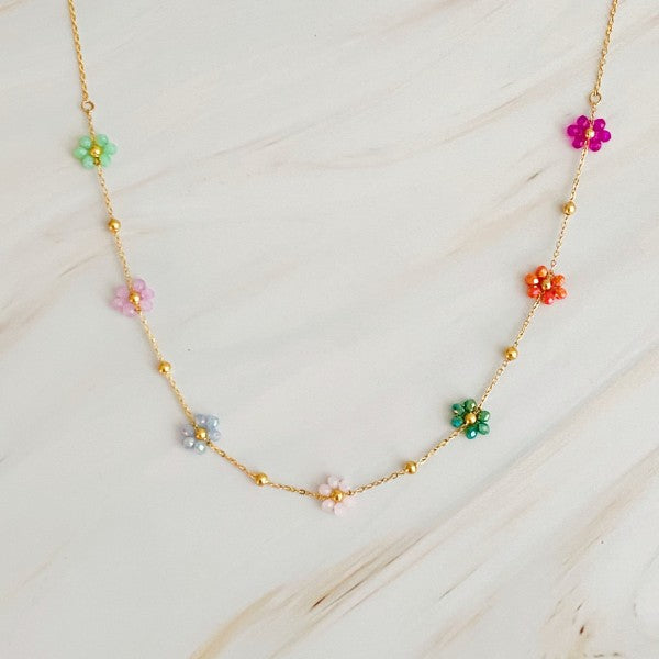 Flower Field Romance Beaded Necklace Shop Style & More | Fresh Looks, Everyday Deals & Free Shipping