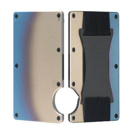 Carbon Fiber Wallet - RFID Blocking Metal Card Holder SmartPursue™