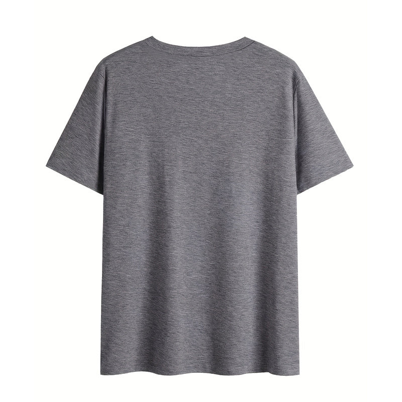 Geometric Mountain & Starry Night Graphic Tee FitiqueFit