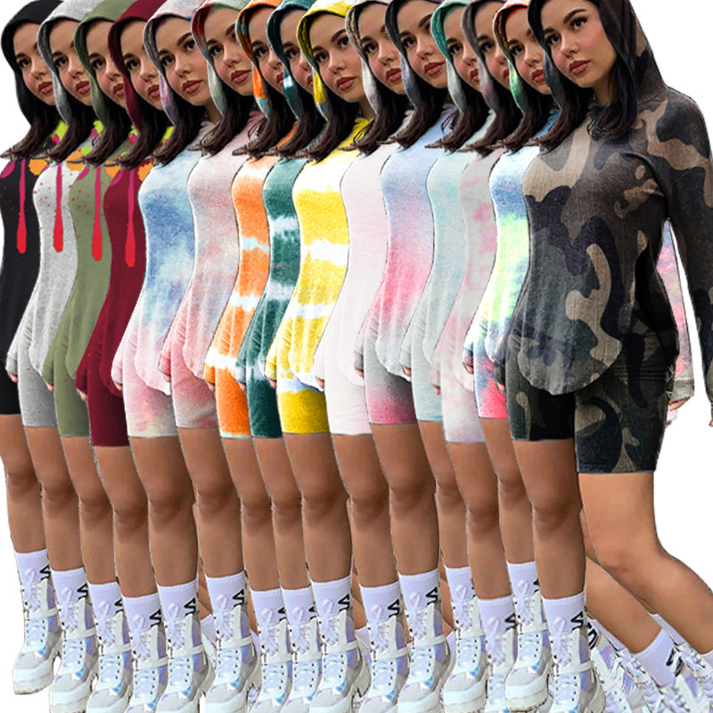 Women's Casual Fashion Hoodie Sports Two Piece Set See size chart under “more details” The Fashion Celestial