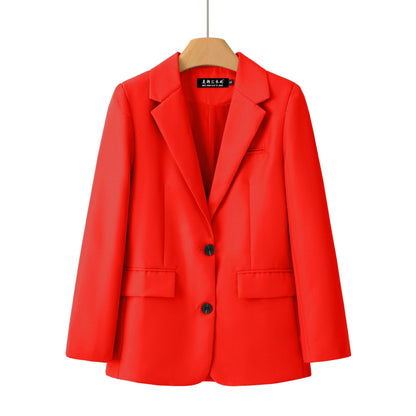 Women's Casual Chic Plaid Coat – Long Sleeve Pocket Jacket FitiqueFit
