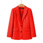 Women's Casual Chic Plaid Coat – Long Sleeve Pocket Jacket FitiqueFit