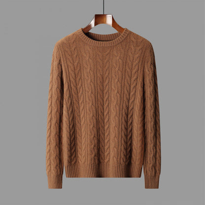 New Men's Round Neck Loose Sweater Grayceful LLC