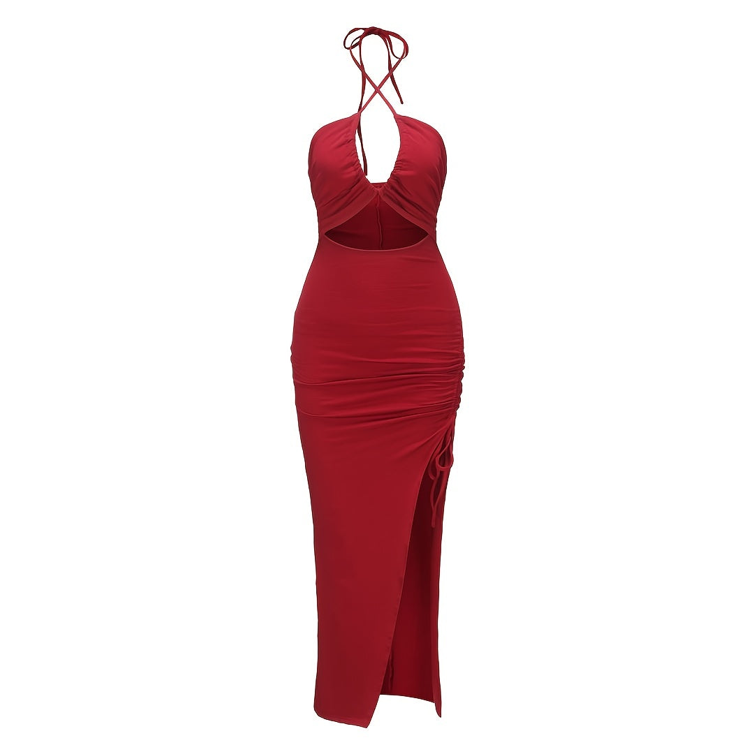 A Sexy Strapless Dress with Drawstring, Designed As a Fitted Bodycon Skirt for Nightclubs NovaCart