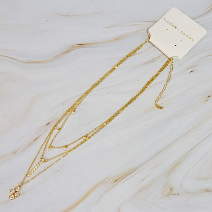 Bezel Crystals Layered Chain Necklace Shop Style & More | Fresh Looks, Everyday Deals & Free Shipping