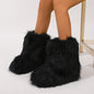 Stylish Personalized Winter Boots For Women - Adorable Spicy Girl Mid-Length Snow Boots, Cozy And Warm See size chart under “more details” The Fashion Celestial