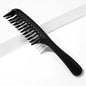 1pc Double Row Wide Tooth Detangler Hair Comb Shampoo Comb With Handle For Long Curly Wet Or Dry Hair NovaCart