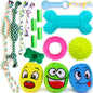 loncoldy 16 Pack Puppy Teething Toys Puppy Toys Dog Toys with Ropes Puppy Chew Toys Cute Squeaky and Ball Dog Chew Toys Puppy Chew Toys for Teething Entertainment & Interaction Small Dog Toys New Era Fashion LLc