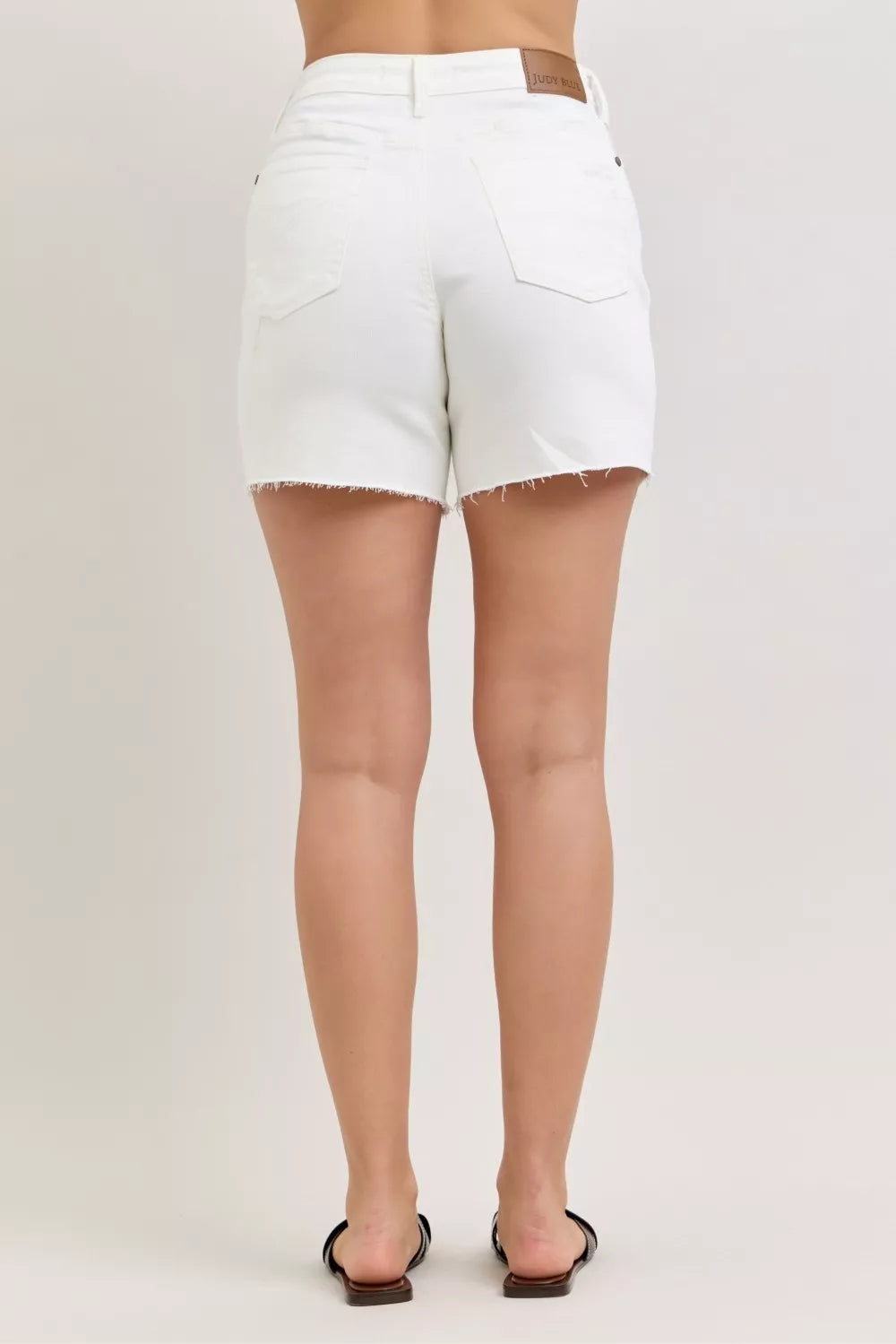 Judy Blue High Waist Rigid Magic Dad Short with Cell Phone Back Pocket New Era Fashion LLc