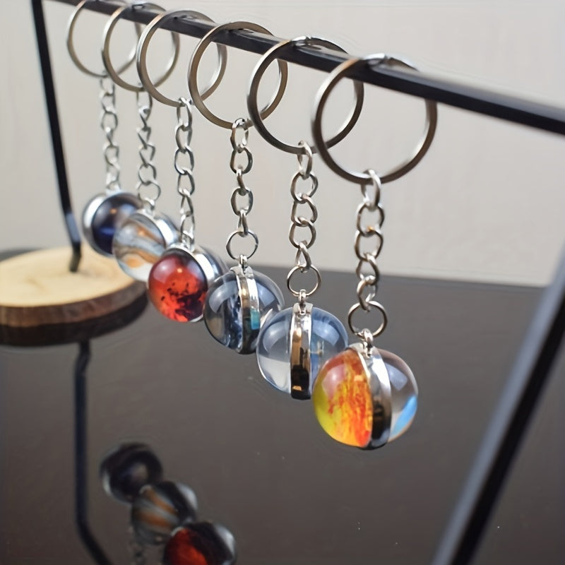 Solar System Eight Planets Keychain NovaCart