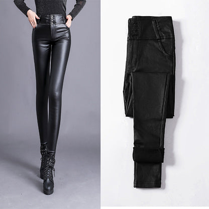 Womens High Waist Outer Leggings FitiqueFit