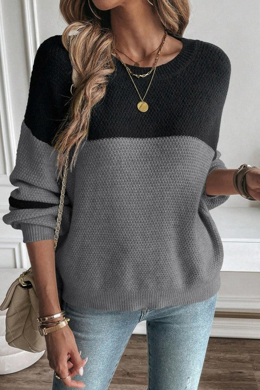 Colorblock Stripe Long Sleeve Sweater Shop Style & More | Fresh Looks, Everyday Deals & Free Shipping