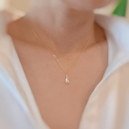 Pop The Bottle Paved Pendant Necklace Shop Style & More | Fresh Looks, Everyday Deals & Free Shipping