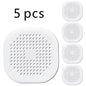 5pcs/3pcs/1pc Silicone Hair Filter | Bathtub and Shower Floor Drain Plug, Kitchen Deodorant Plug, Anti-Clogging Sink Filter NovaCart
