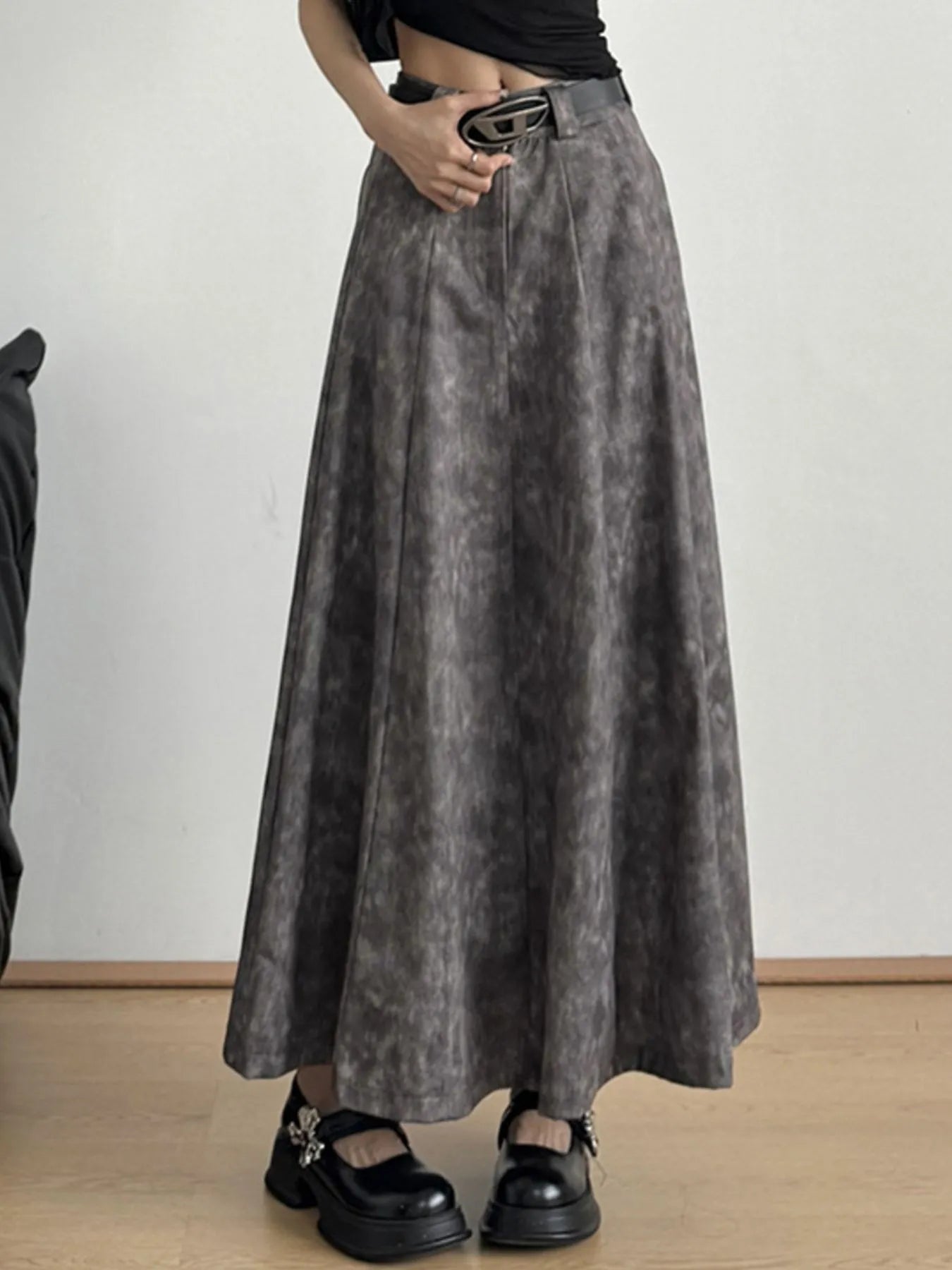 A-Line Maxi Skirt See size chart under “more details” The Fashion Celestial