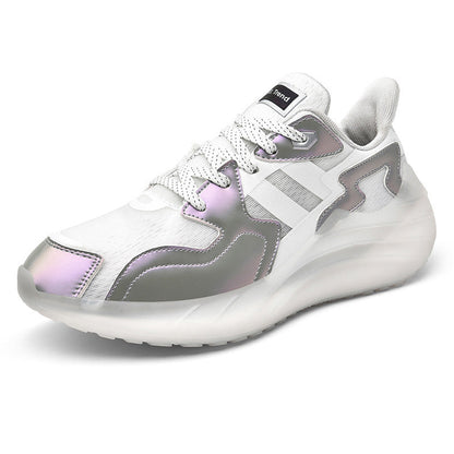 Casual Breathable Jacquard Luminous Plus Size Trendy Shoes Round Toe See size chart under “more details” The Fashion Celestial