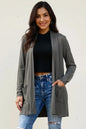 Basic Bae Full Size Open Front Long Sleeve Cardigan with Pockets New Era Fashion LLc