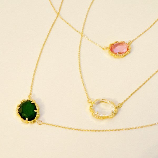 Clustered Glass Jewel Necklace Shop Style & More | Fresh Looks, Everyday Deals & Free Shipping