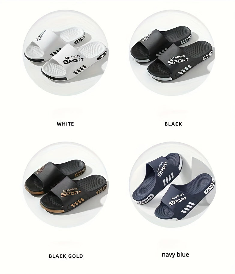Affordable Summer Casual Slides for Men, Suitable for Outdoor Use And Home Bathrooms, Made of Non-Slip PVC NovaCart