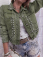 Women’s Studded Denim Jacket FitiqueFit