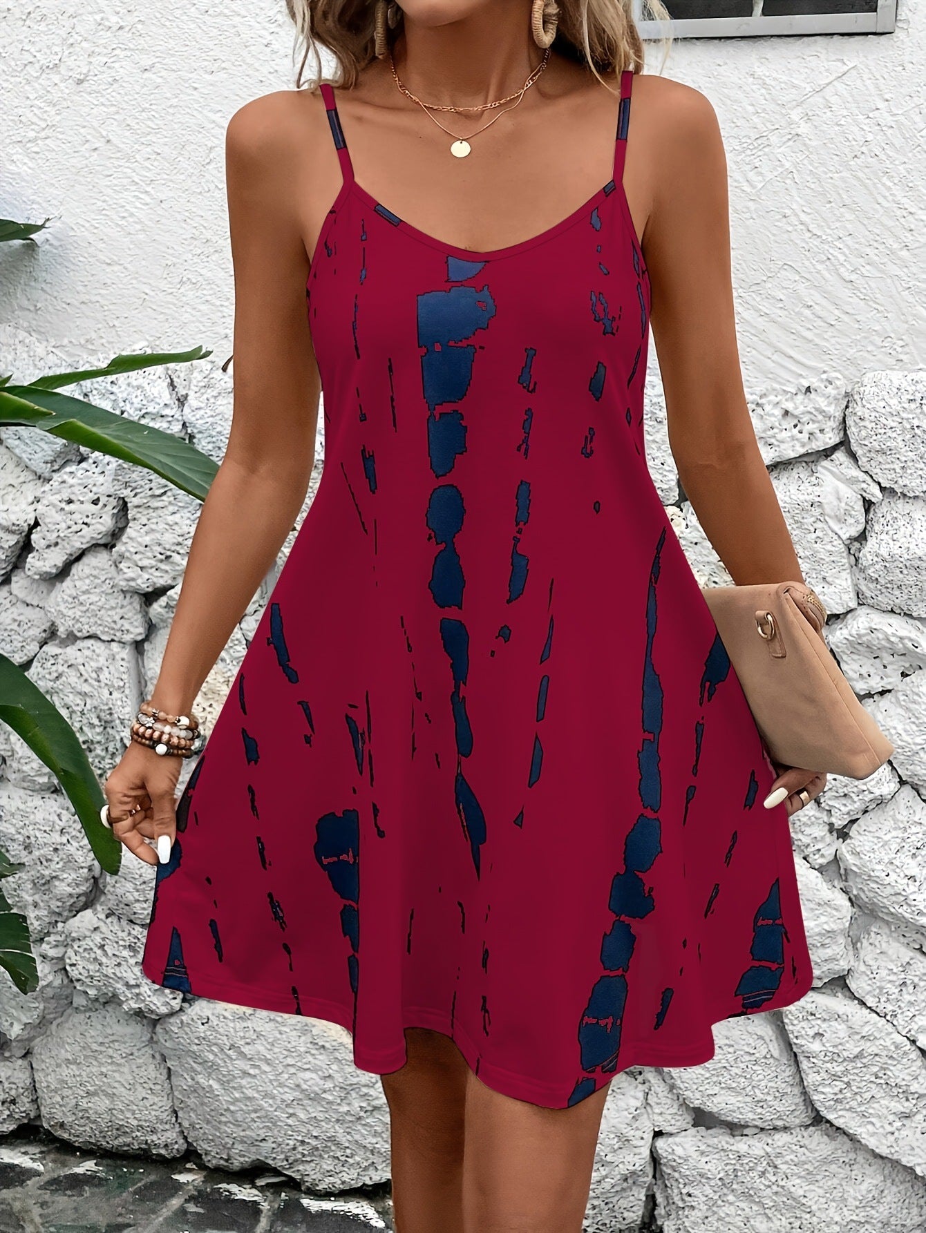 Women's Plus Size Summer Halter Dress – 6 Colors 4XL–5XL FitiqueFit