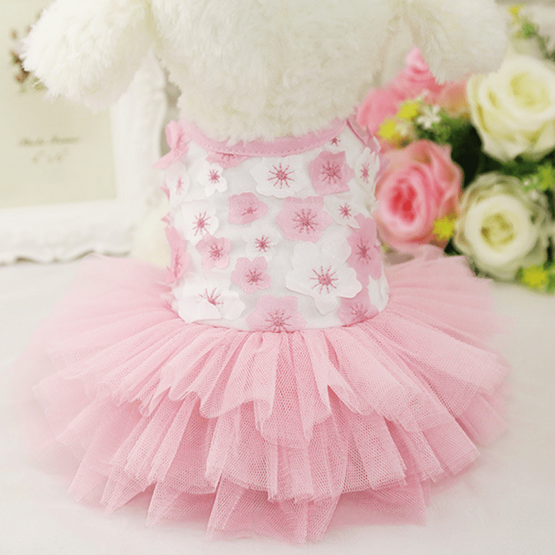 Cute Dog Dress with Mesh Design NovaCart