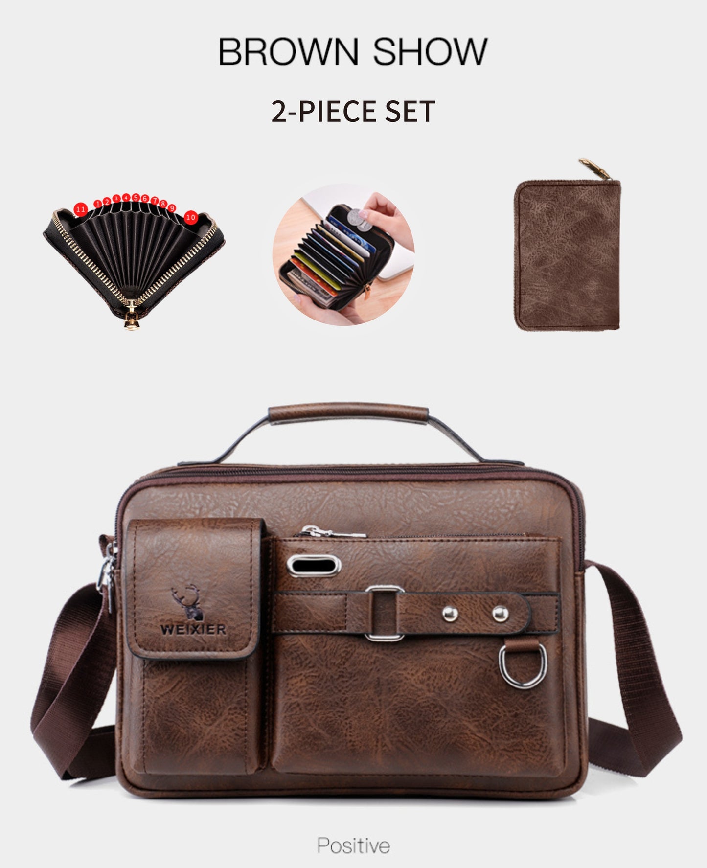 Men's Single-Shoulder Bag, Crossbody Bag, Business Messenger Bag, Shoulder Bag, Handbag, Casual Bag for Men NovaCart