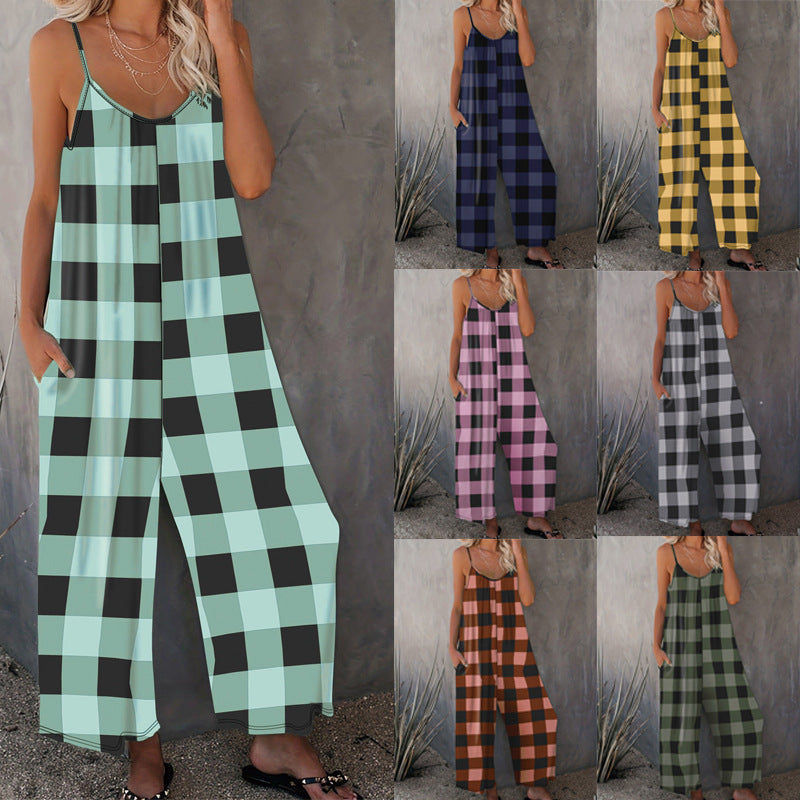 Slip-in Casual Sling Jumpsuit Women Grayceful LLC