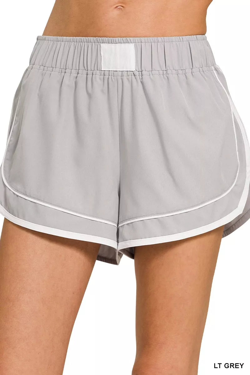 Zenana Soft Woven Lined Dolphin Shorts New Era Fashion LLc