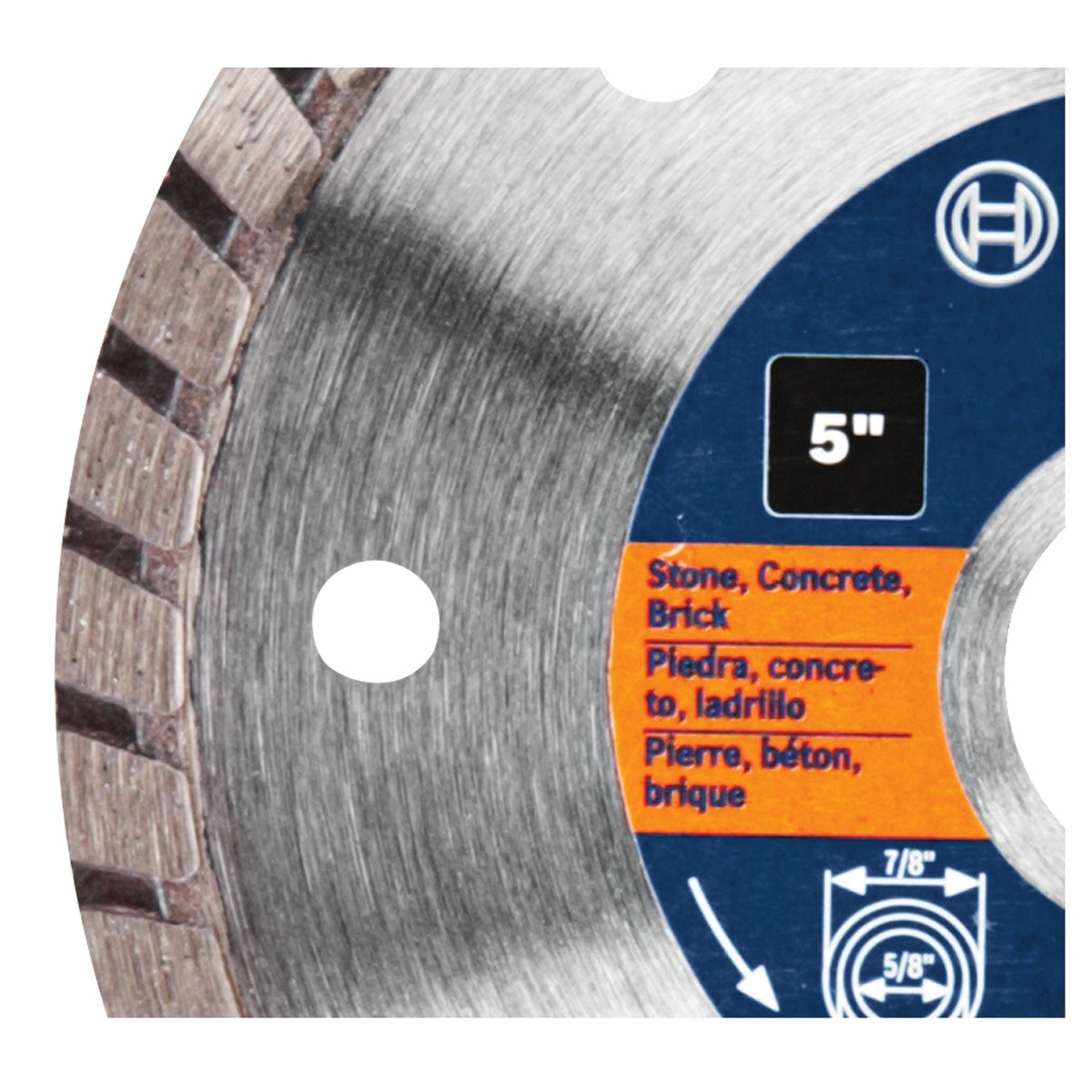 BOSCH DB542H 5 In. Premium Turbo Rim Diamond Blade for Smooth Cuts VM Hardware