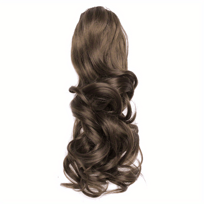 Claw Clip In Body Wave Hair Extensions Long Curly Wavy Ponytail Hair Extensions Synthetic Hair Pieces for Women Girls, Quick Hairstyle, Clip In Hair, Fashionable Wig, Loose Wave, Durable Clipins, Highquality Extensions, Wavy NovaCart
