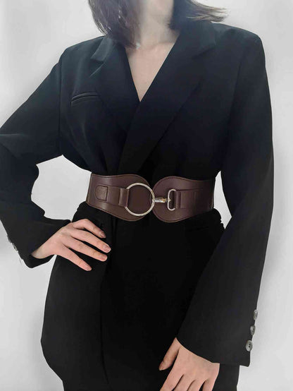Elegant Fashion PU Elastic Wide Belt – Adjustable Comfort Fit See size chart under “more details” The Fashion Celestial