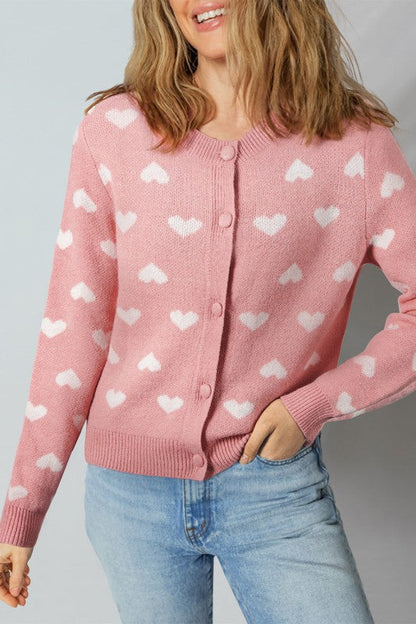 Zara Pattern Front Cardigan Sweater Kacee Lillie Boutique