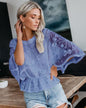 Women’s Lace Trim Top Short Sleeve Batwing Shirt FitiqueFit