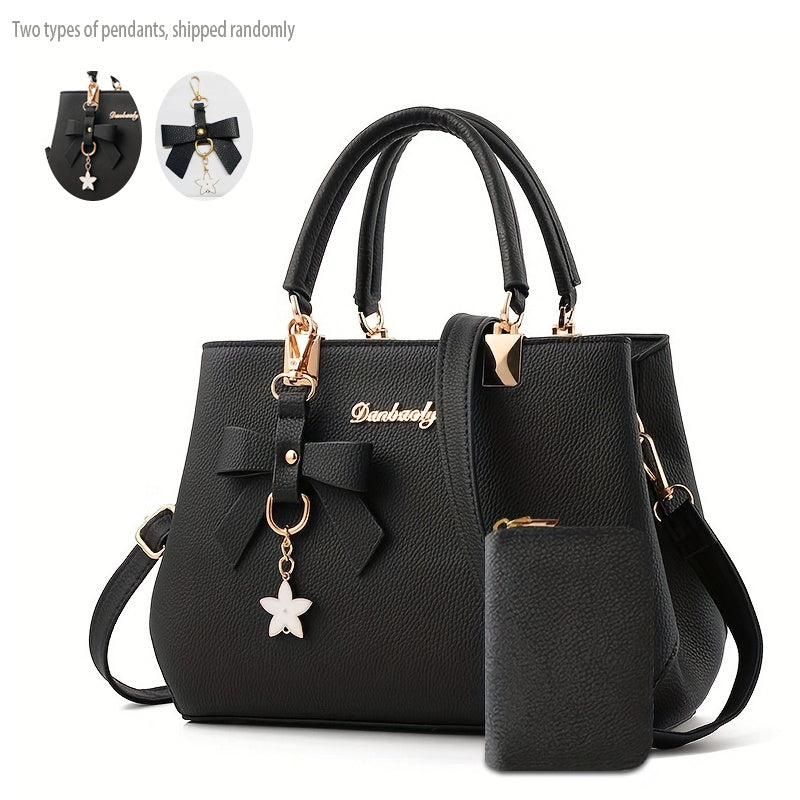 [Elegant Crossbody Handbag] Trendy Elegant Women's Crossbody Handbag | Fashionable Solid Color Design with Adjustable Strap, Zipper Closure & Coin Purse NovaCart