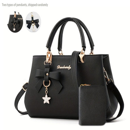 [Elegant Crossbody Handbag] Trendy Elegant Women's Crossbody Handbag | Fashionable Solid Color Design with Adjustable Strap, Zipper Closure & Coin Purse NovaCart