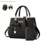 [Elegant Crossbody Handbag] Trendy Elegant Women's Crossbody Handbag | Fashionable Solid Color Design with Adjustable Strap, Zipper Closure & Coin Purse NovaCart