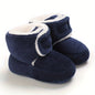 Toddler Baby Girls Booties Plus High Top Slippers Indoor Shoes Crib Shoes First Walker Shoes For Winter NovaCart