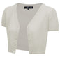 Cropped Bolero Knit Sweater Cardigan Short Sleeve Shop Style & More | Fresh Looks, Everyday Deals & Free Shipping