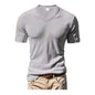 Loose Casual Men's V-neck Short Sleeve SnagBag